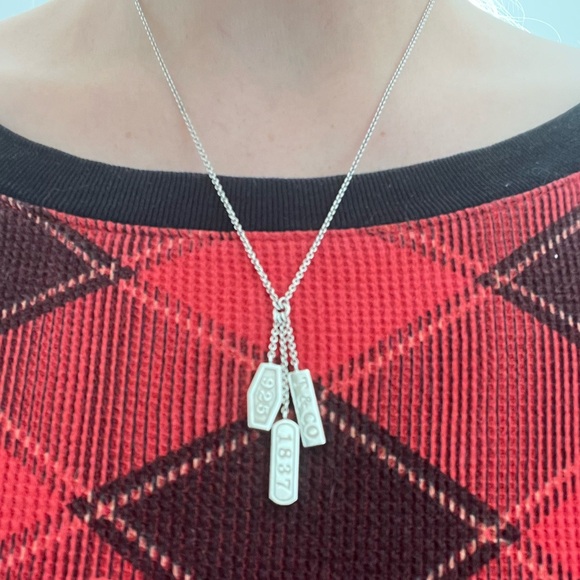 Tiffany & Co. RARE Necklace 18” GIFTABLE Sterling Silver,Pouch, BOX & BAG - Picture 9 of 17